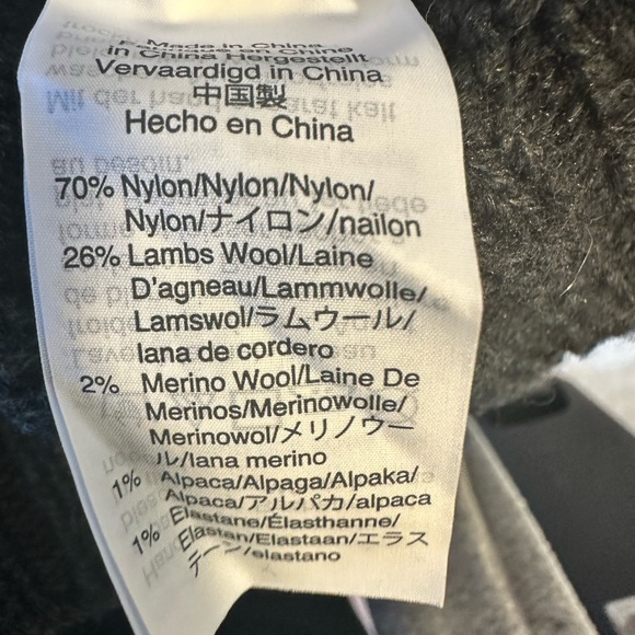 J.Crew Gray Lamb Marino Alpaca Wool Sweater Dress With Jewels Around Neck Size L - Picture 3 of 4